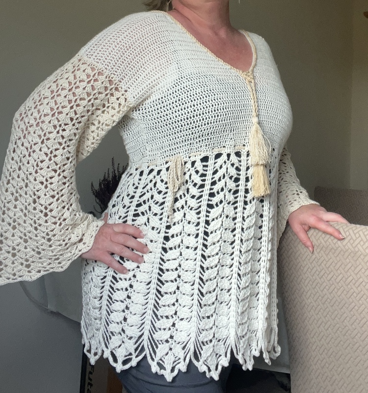 Häkelanleitung Pullover "Gioiello"