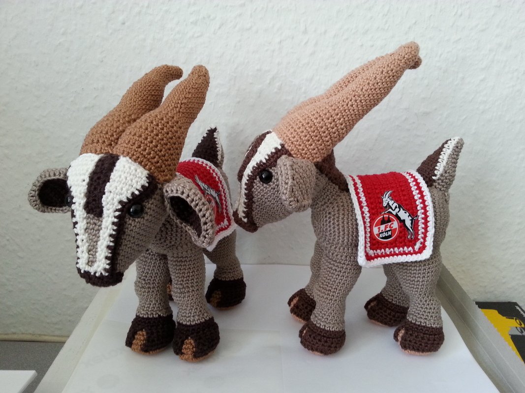 Haekelicious Ziege und Ziegenbock