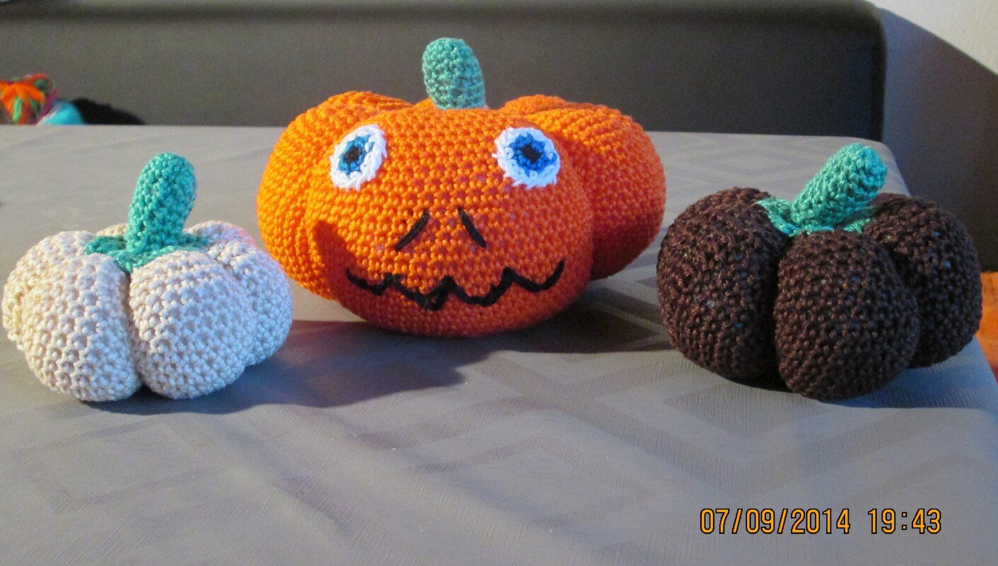 E-Book Kürbisse in vier verschiedenen Größen