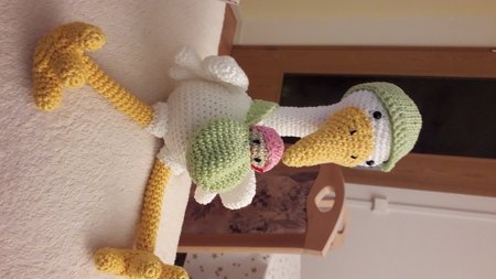 Häkelanleitung Storch Adebar