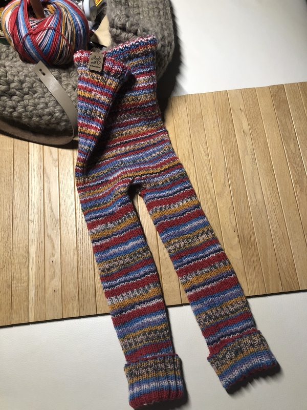 Strickanleitung - mitwachsende Leggins für Kleinkinder