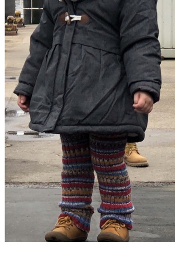 Und hier noch ein Foto mit unserem kleinen „Modell“ 😉