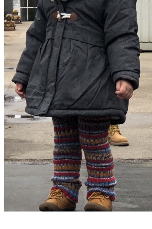 Strickanleitung - mitwachsende Leggins für Kleinkinder