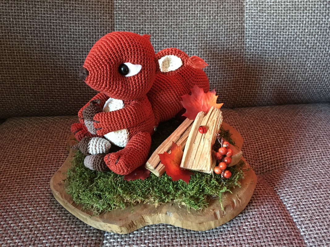 Eichhörnchen Junior Häkelanleitung Amigurumi