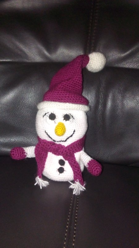 Häkelanleitung - Süße Schneemänner - befüllbar, Geschenkidee, Adventskalender
