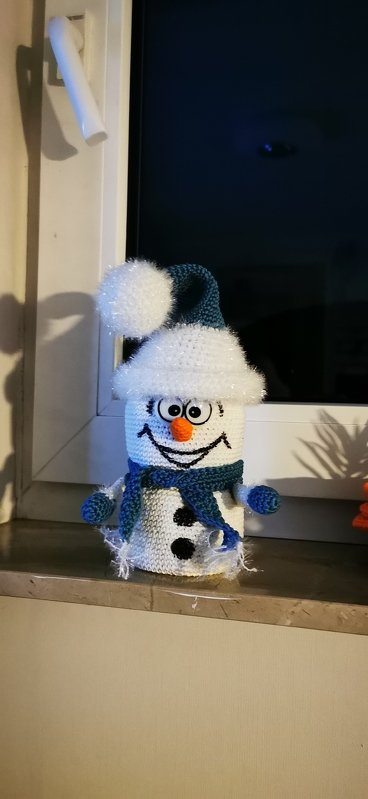 Häkelanleitung - Süße Schneemänner - befüllbar, Geschenkidee, Adventskalender