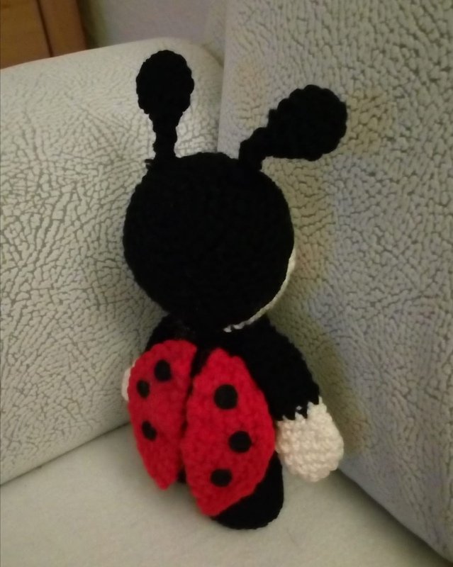 Häkelanleitung Marienkäfer Puppe