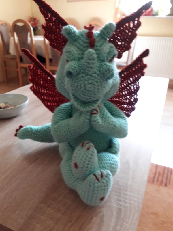 Häkelanleitung Drache Xemerius