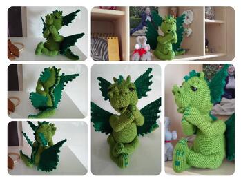 Hut ab für diese aufwendige Anleitung. Ich habe endlich meinen Drachen fertig und bin ganz stolz auf ihn und verliebt in ihn. Danke schön für die Anleitung.