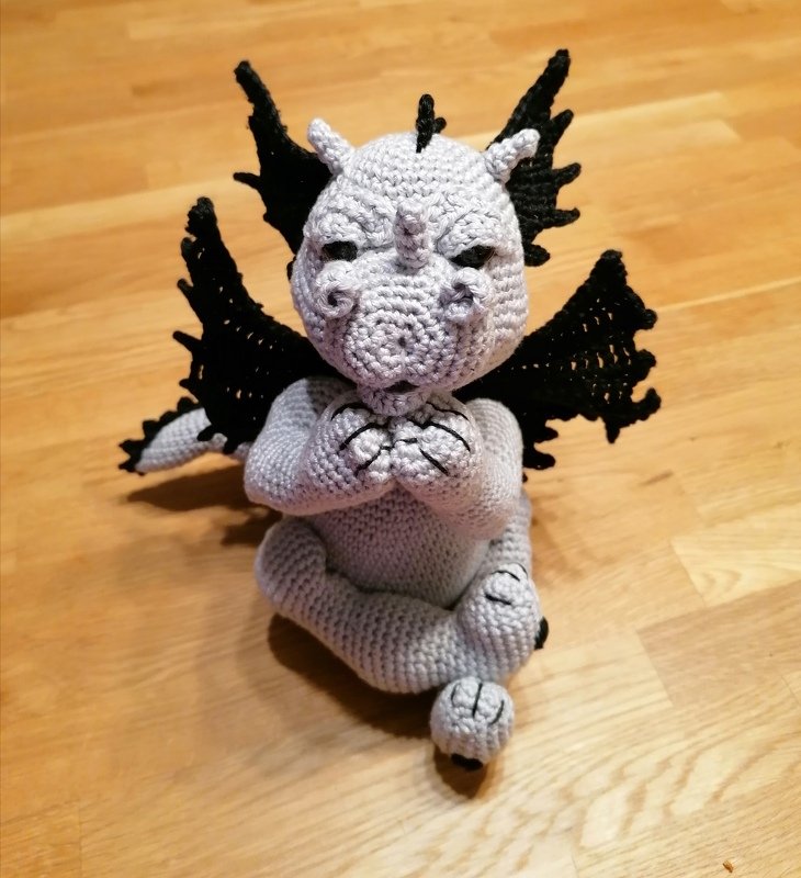 Häkelanleitung Drache Xemerius