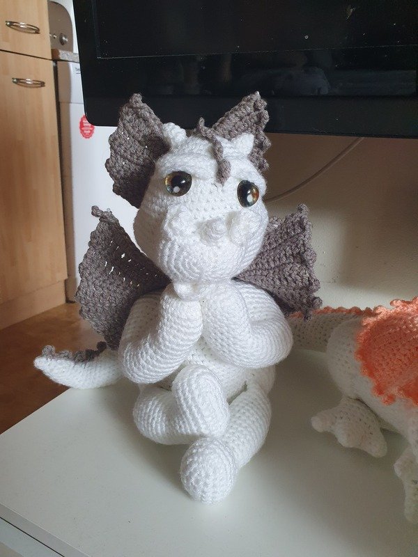 Häkelanleitung Drache Xemerius