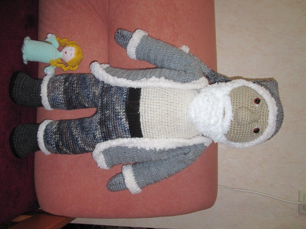 Häkelanleitung für Gabis Weihnachtswichtel (XXL), ca. 65 cm groß