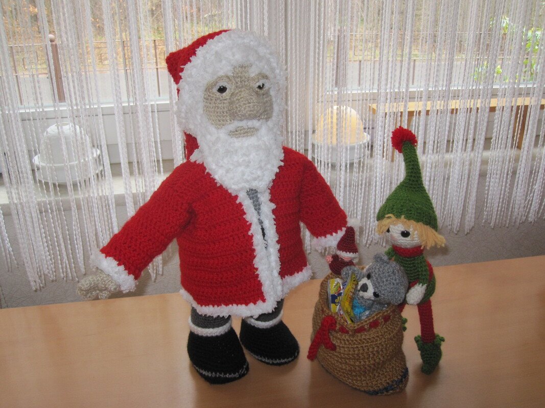 Häkelanleitung für Gabis Weihnachtswichtel (XXL), ca. 65 cm groß