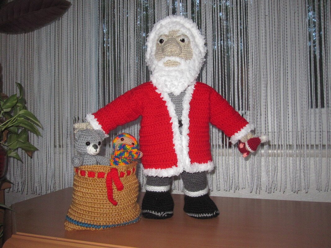 Häkelanleitung für Gabis Weihnachtswichtel (XXL), ca. 65 cm groß