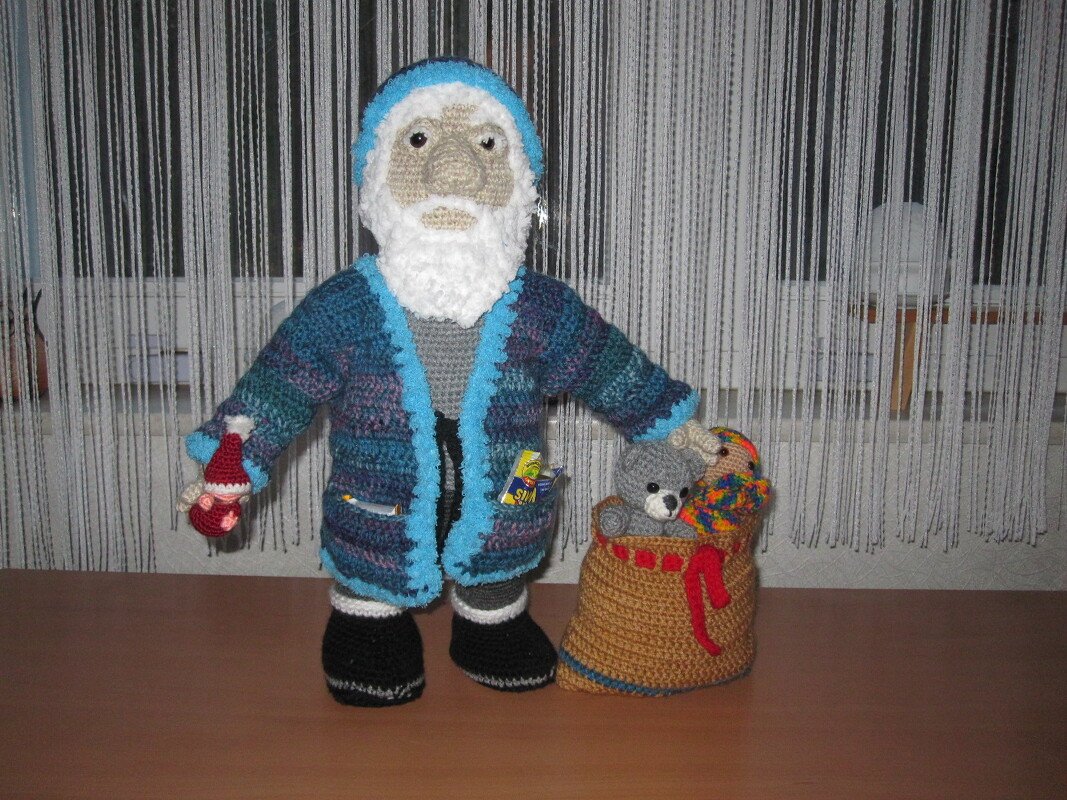 Häkelanleitung für Gabis Weihnachtswichtel (XXL), ca. 65 cm groß