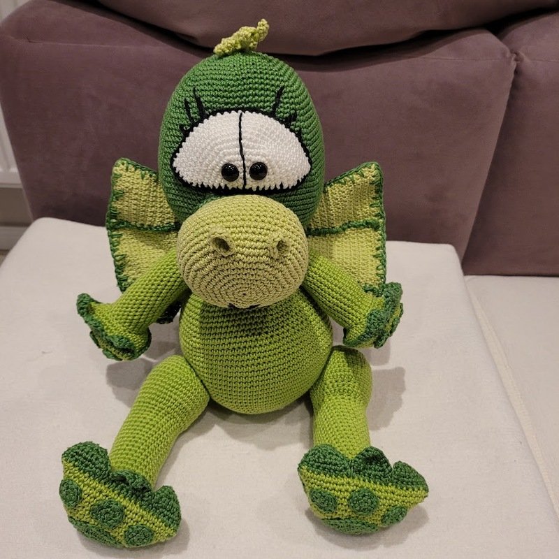 Häkelanleitung Drache Bubu