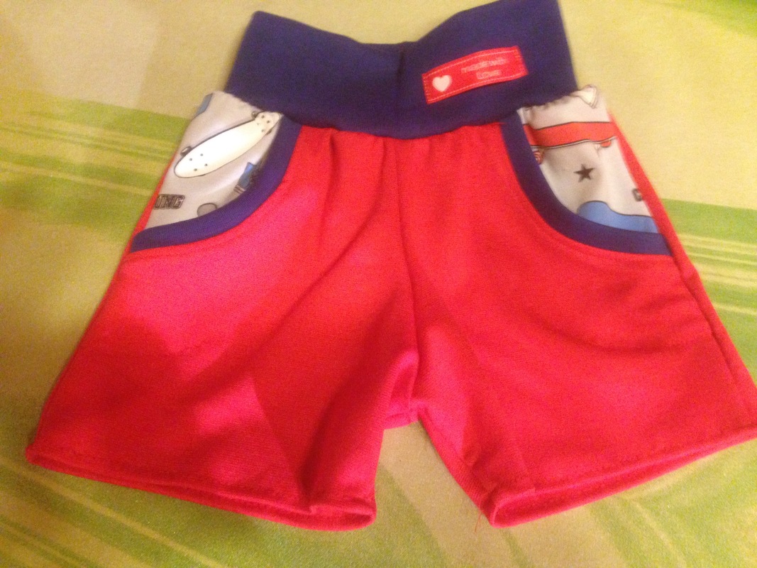 Kurze Kinderhose Größe 74-152, Schnittmuster &amp; Nähanleitung