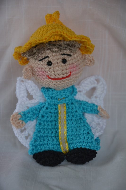 Anleitung Amigurumi „Fröhliche Glücks Engel„  10 cm groß