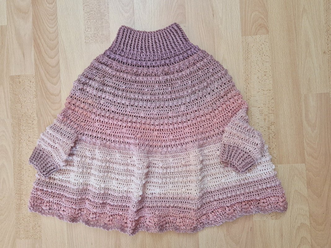 Häkelanleitung Poncho (alle Größen)