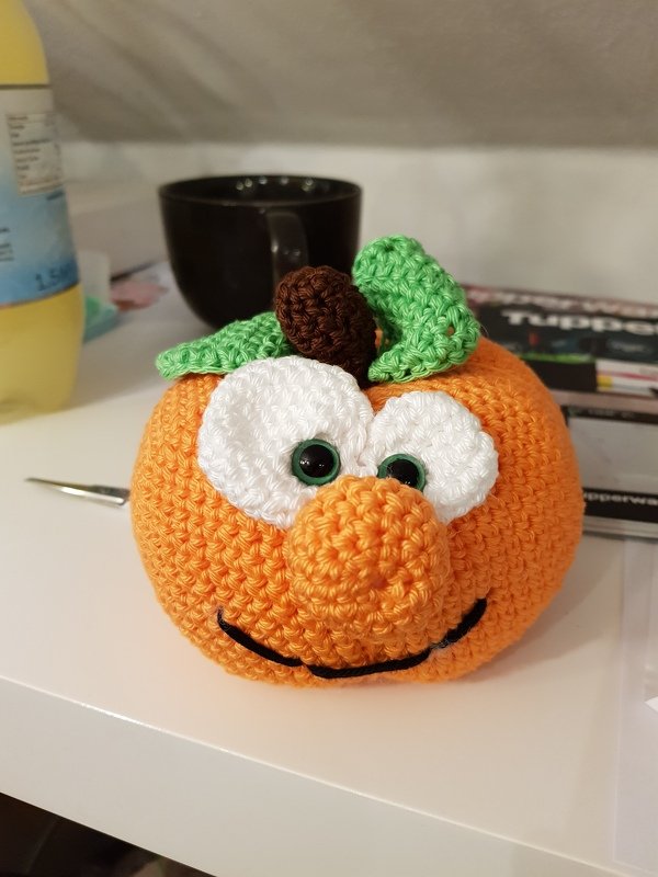 Gespenst und Kürbis Häkelanleitung Amigurumi