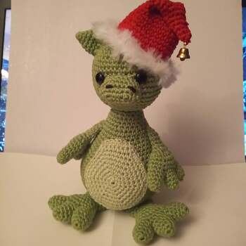 süßer Weihnachts-Dino