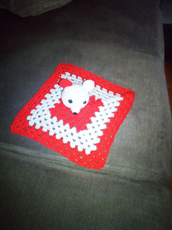 Häkelanleitung: Schnuffeltuch "Teddy"