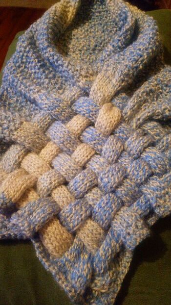 Wieder ein Schaltuch fertig.