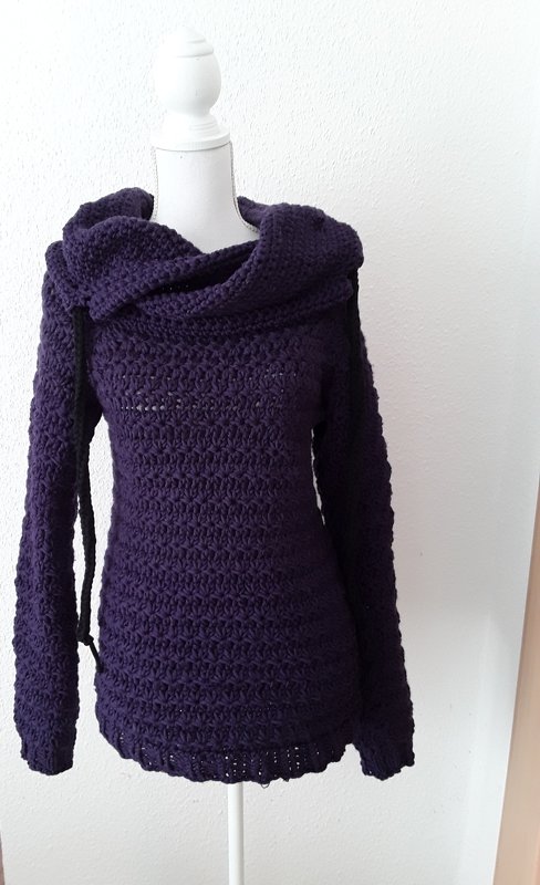 Häkelanleitung Pullover  "Stella" Gr.32-50