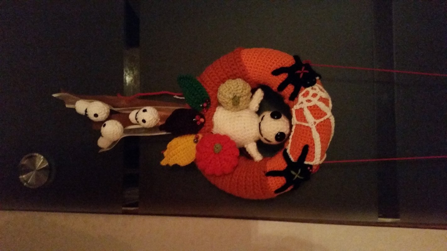 Halloween Deko Türkranz