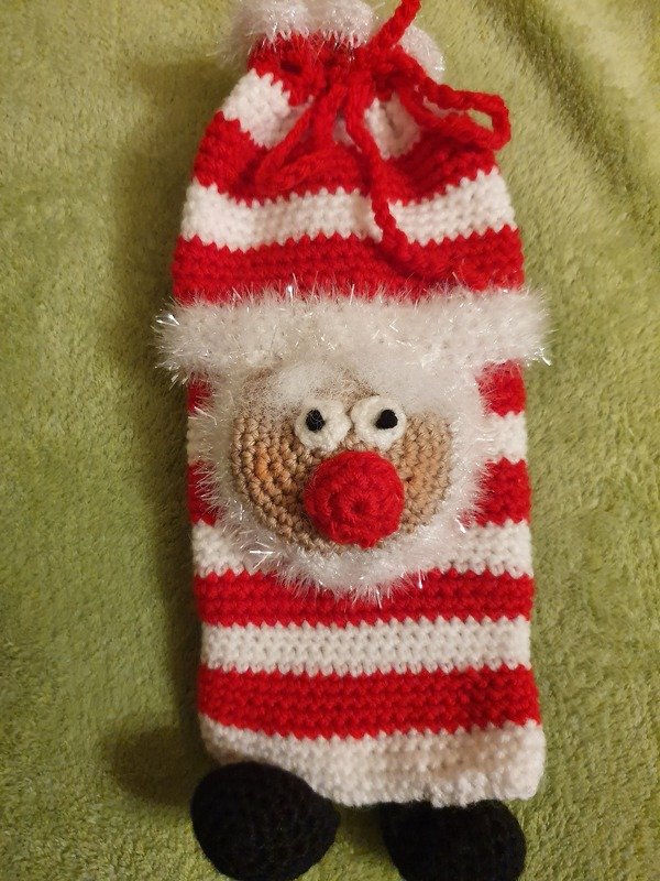 Nikolaus-Säckchen Häkelanleitung