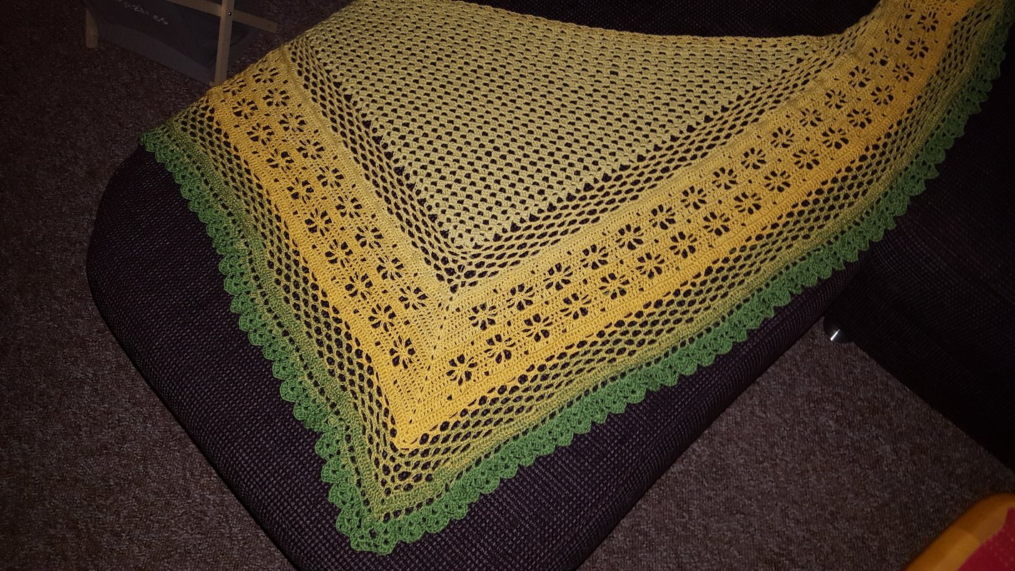 Häkelanleitung Tuch // Dreieckstuch  Prairie