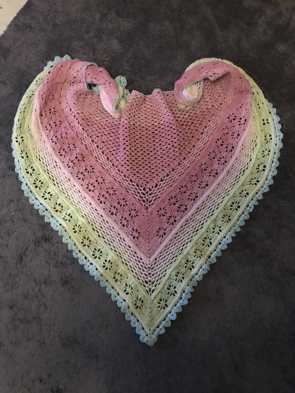 Häkelanleitung Tuch // Dreieckstuch  Prairie