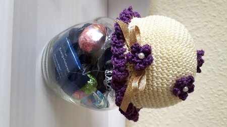 Nadelkissen häkeln kostenlos - Nadelkissen / Deko-Glas - Häkelanleitung PDF