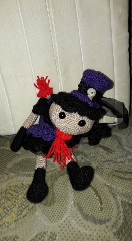 Häkelanleitung Püppi Mortica