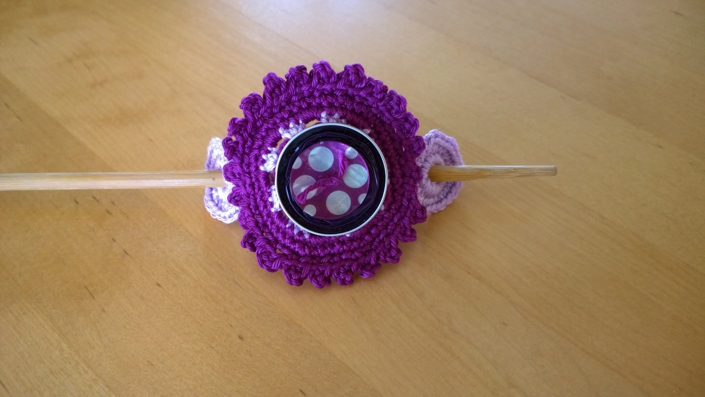 Häkelanleitung Gratis Haarschmuck Schalhalter Hippie Boho