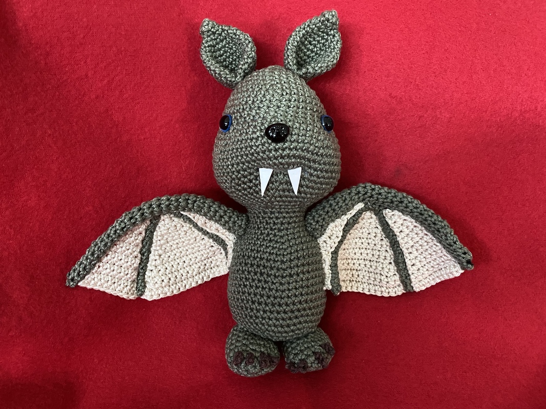 Fledermaus, Häkelanleitung