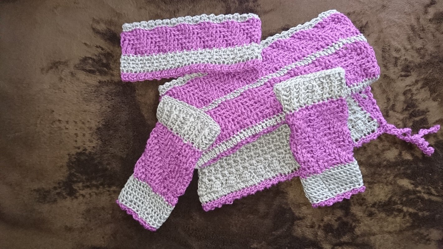 Häkelanleitung Mütze / Beanie und Pulswärmer Snuggly