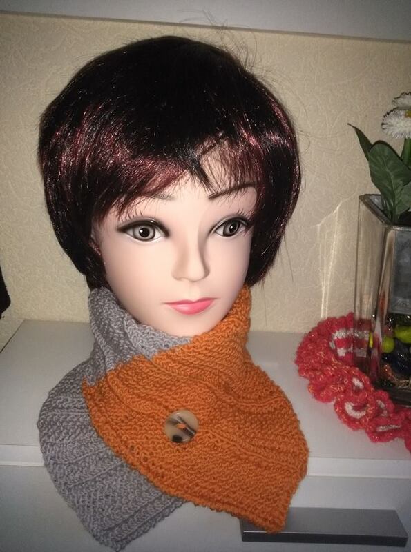 Faltkragen &quot;Black &amp; White&quot;