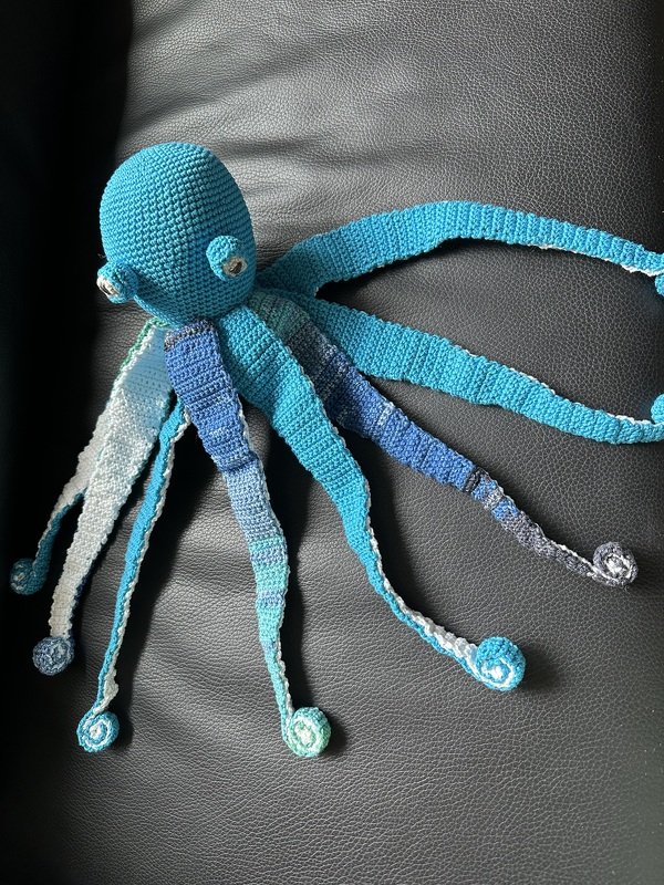 Oktopus Oktavius, Häkelanleitung