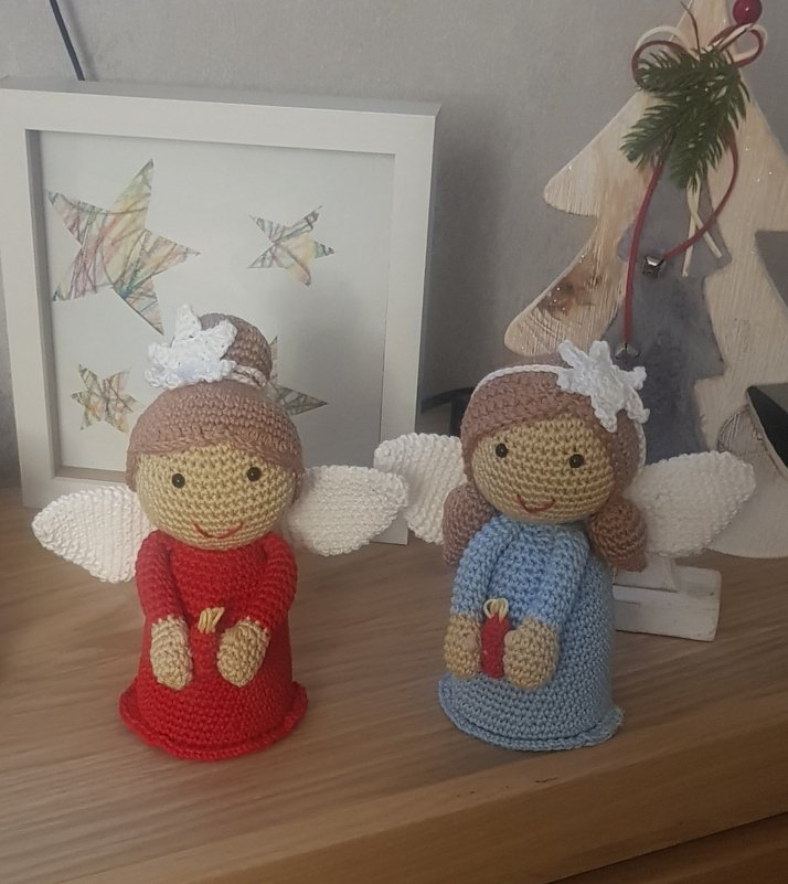 Häkelanleitung Engel Weihnachten Stern Amigurumi 26 Seiten