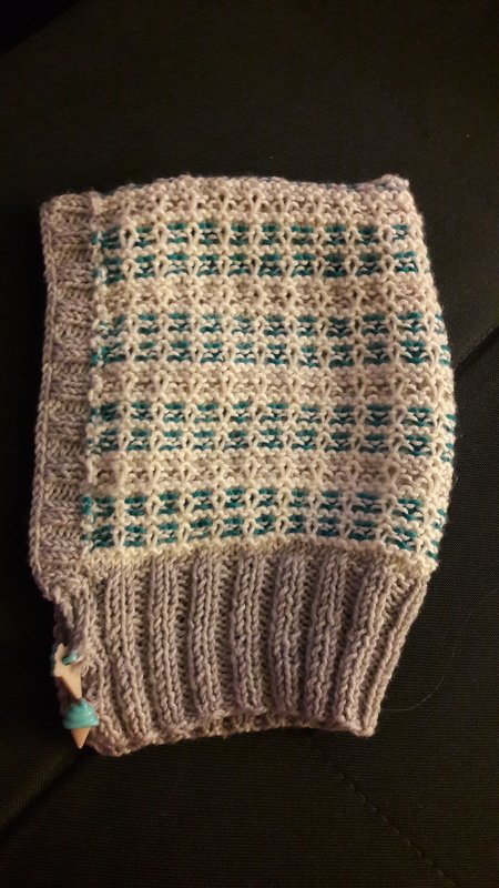 Strickanleitung - Mütze mit Schalkragen für Babys und Kinder - Schlupfmütze