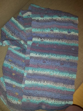 Mit Sockenwolle gemacht.