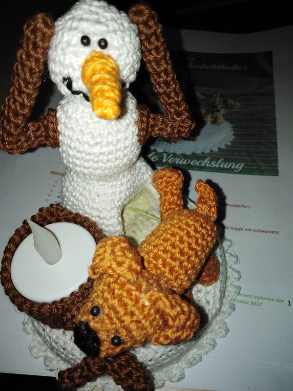 Häkelanleitung Teelichthalter Die fatale Verwechslung