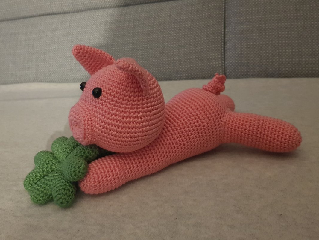 Häkelanleitung Schweinchen Kimey