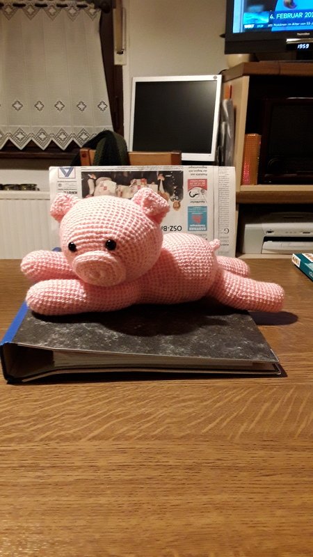 Häkelanleitung Schweinchen Kimey