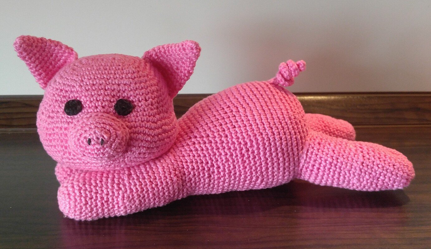 Häkelanleitung Schweinchen Kimey