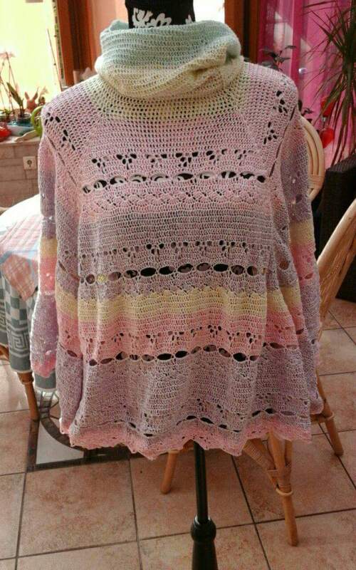 Häkelanleitung Fledermaus Poncho