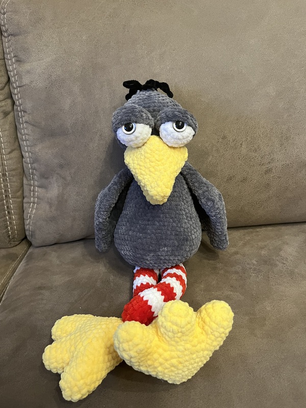 Häkelanleitung für Rabe „Claude“