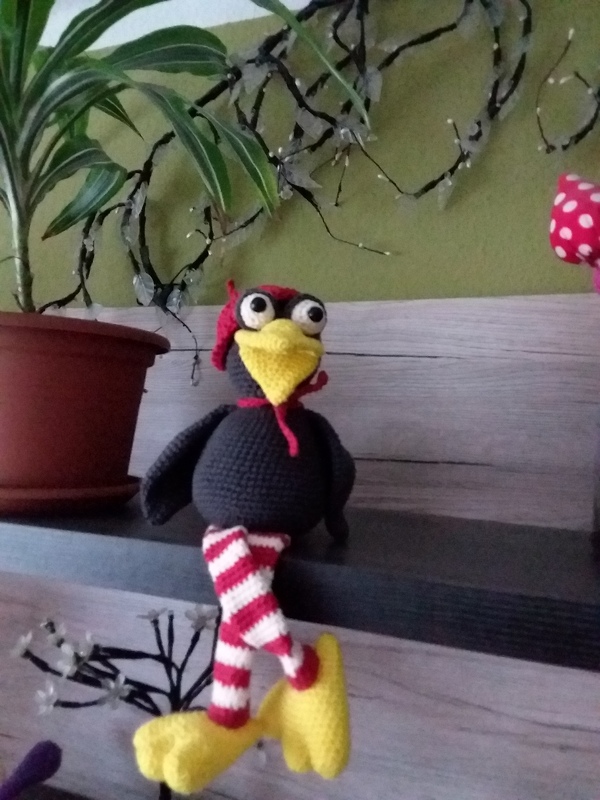 Häkelanleitung für Rabe „Claude“