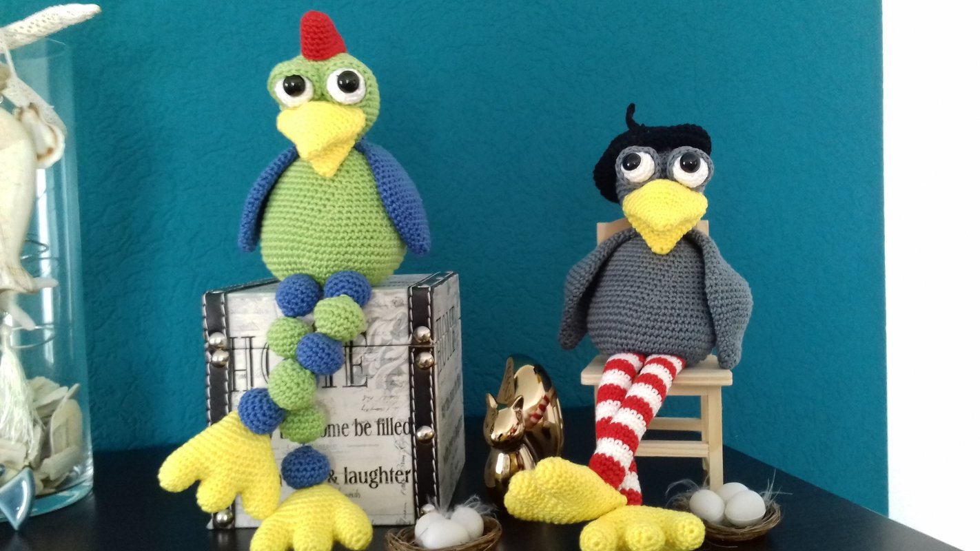 Häkelanleitung für Rabe „Claude“